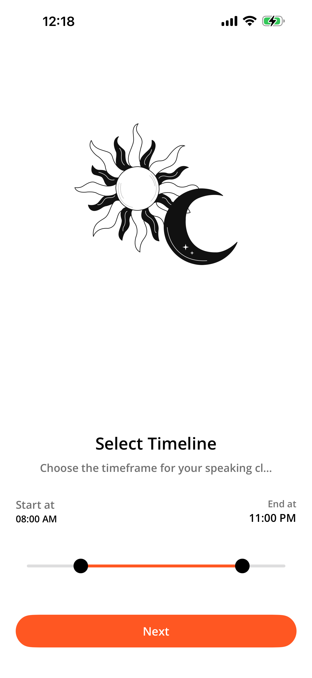 Speaking Clock with Voice screen 5